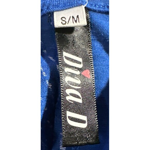 DIVA D Brand Women's Knit Top Polyester Rayon Blend Geometric Size S/M - Picture 11 of 16